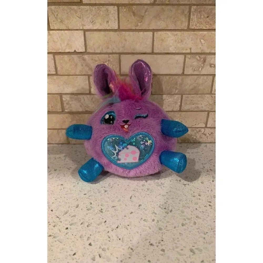 Zuru Rainbocorns Purple Unicorn Bunny plush stuffed animal toy‎ 4” mini- B10